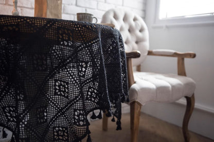 Handmade Crochet Pure Cotton Tablecloth