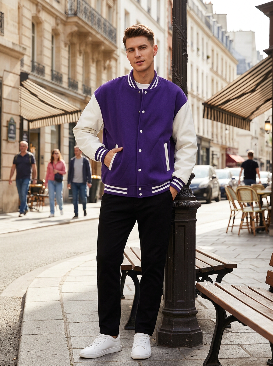 Retro College Inspired Fit Jacket