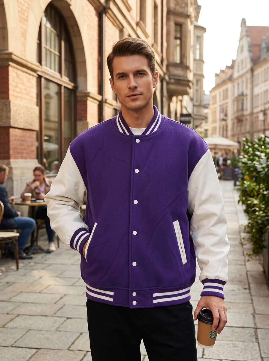Retro College Inspired Fit Jacket