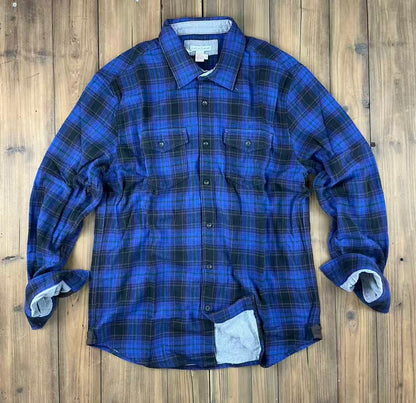 Men’s Casual Plaid Flannel Shirt