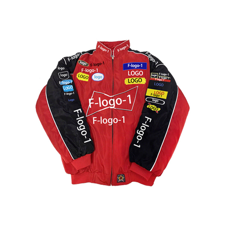 Embroidered Patch Detail Design Jacket