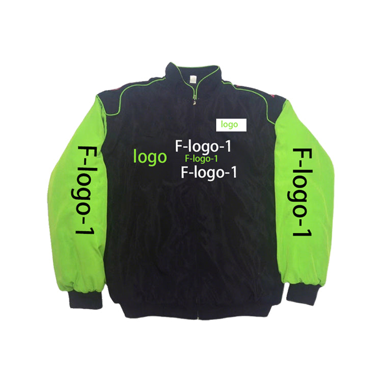 Embroidered Patch Detail Design Jacket