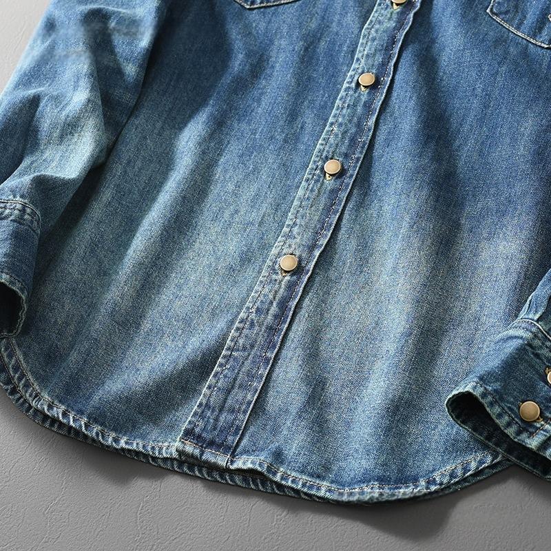 Men’s Classic Washed Denim Shirt