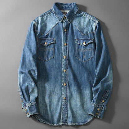 Men’s Classic Washed Denim Shirt