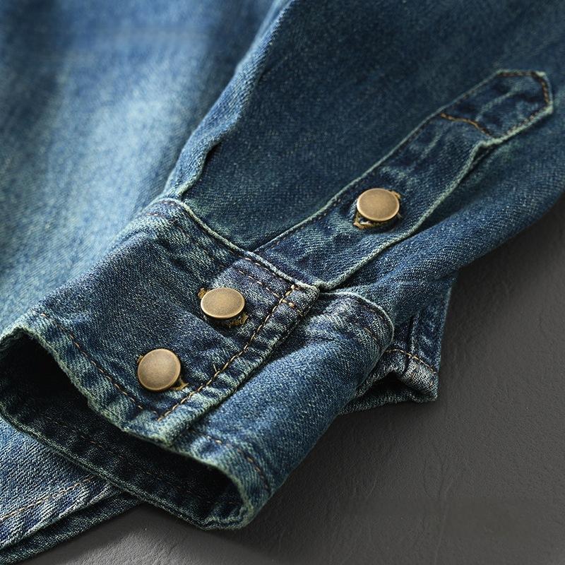 Men’s Classic Washed Denim Shirt