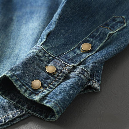 Men’s Classic Washed Denim Shirt